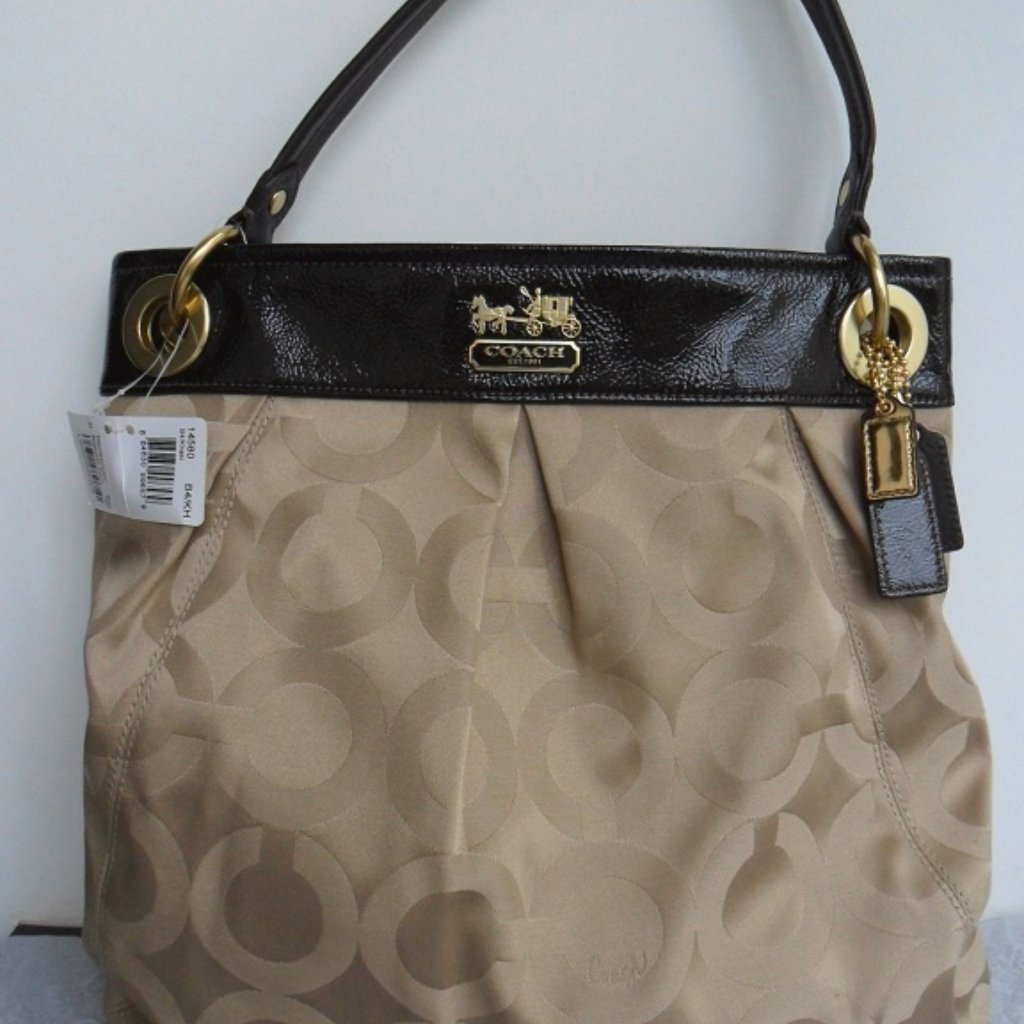 Nwo Coach F14580 Madison Large Sateen Hippie Bag -Retail $438.00